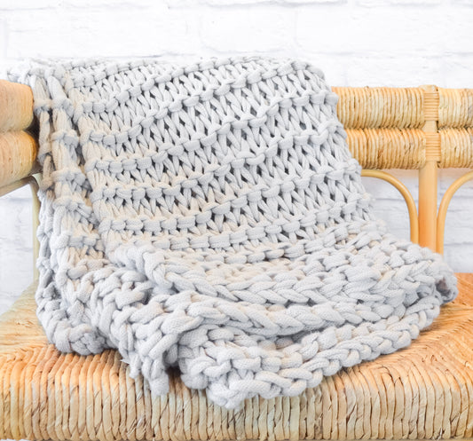 Finn Hand Knit Throw