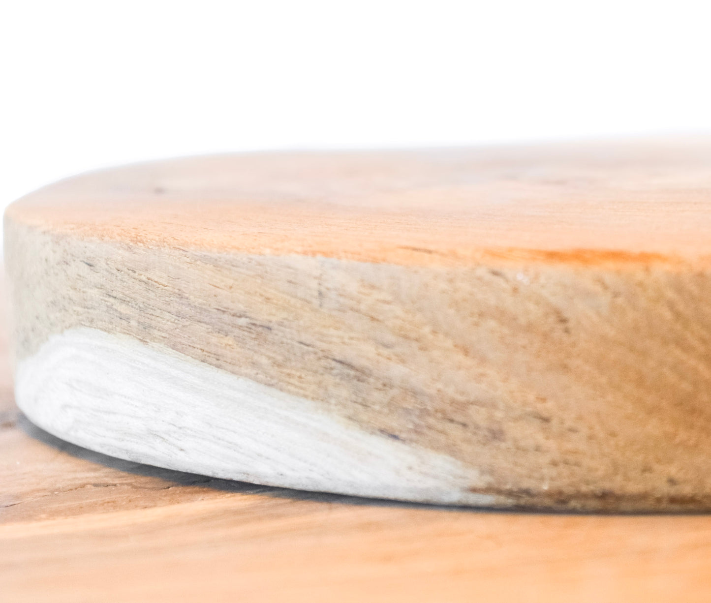 Round Natural Teakwood Cutting Board