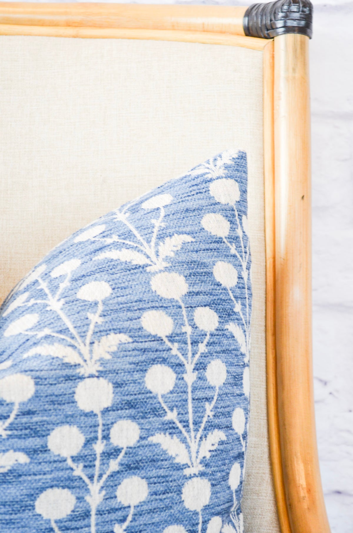 Allium Indigo Accent Pillow