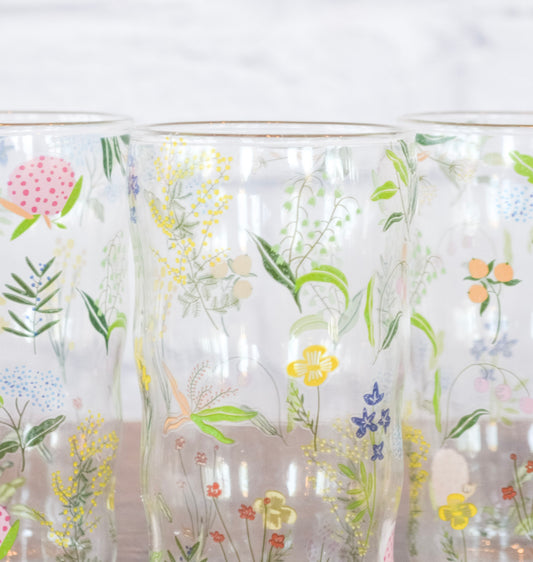 Garden Party Drinking Glass