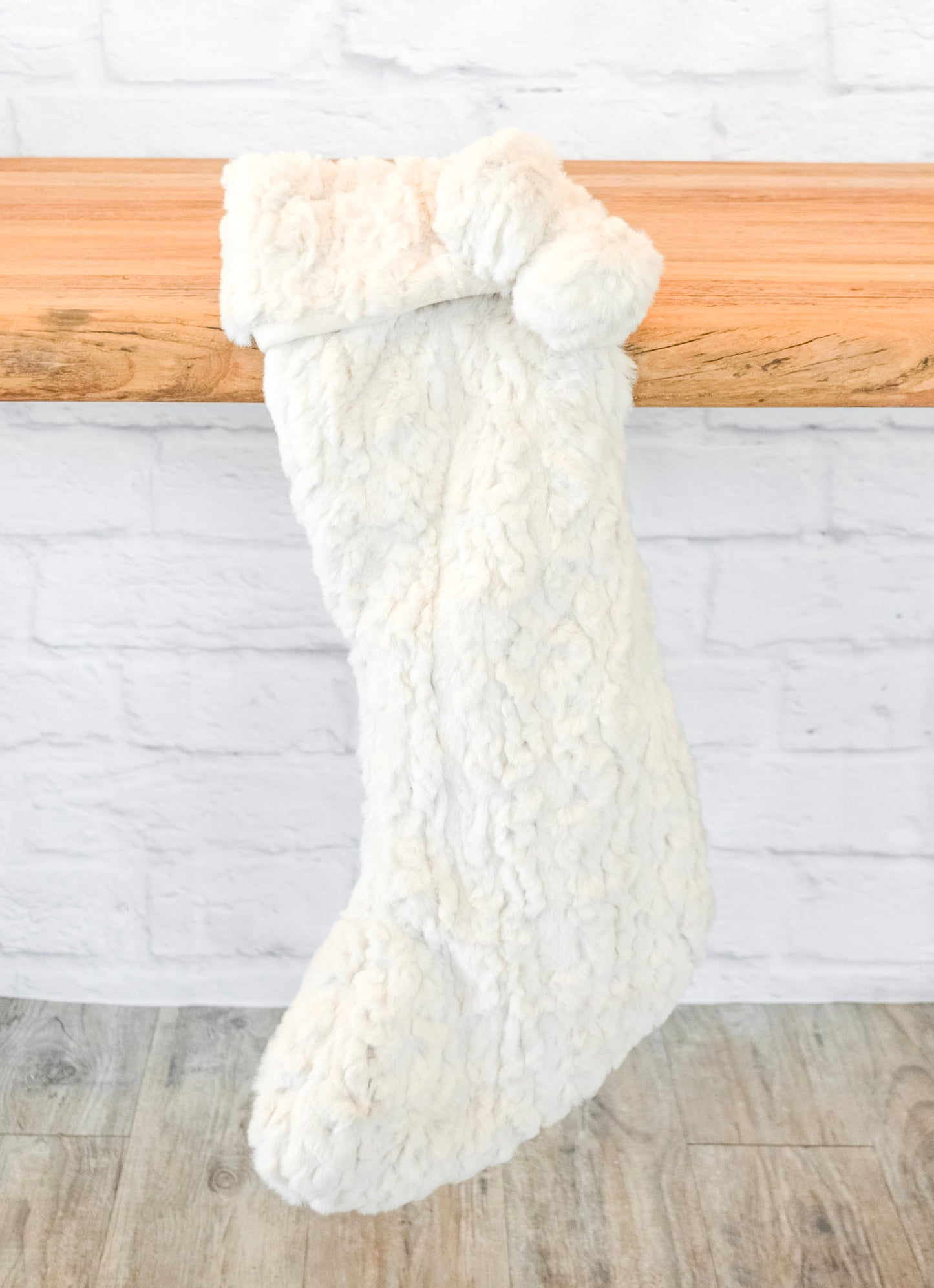 Winter Plush Faux Fur Stockings