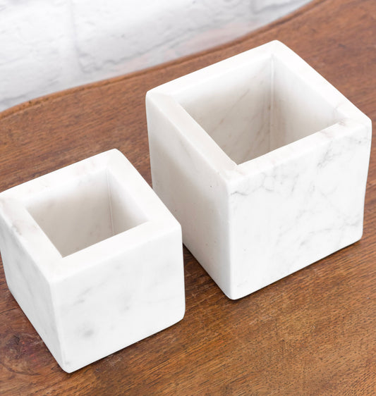 White Marble Holder