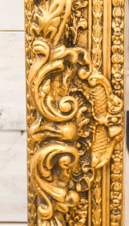 Louis XV Style Gilded Frame Beveled Mirror