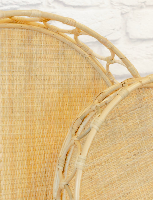 Sophie Round Woven Tray