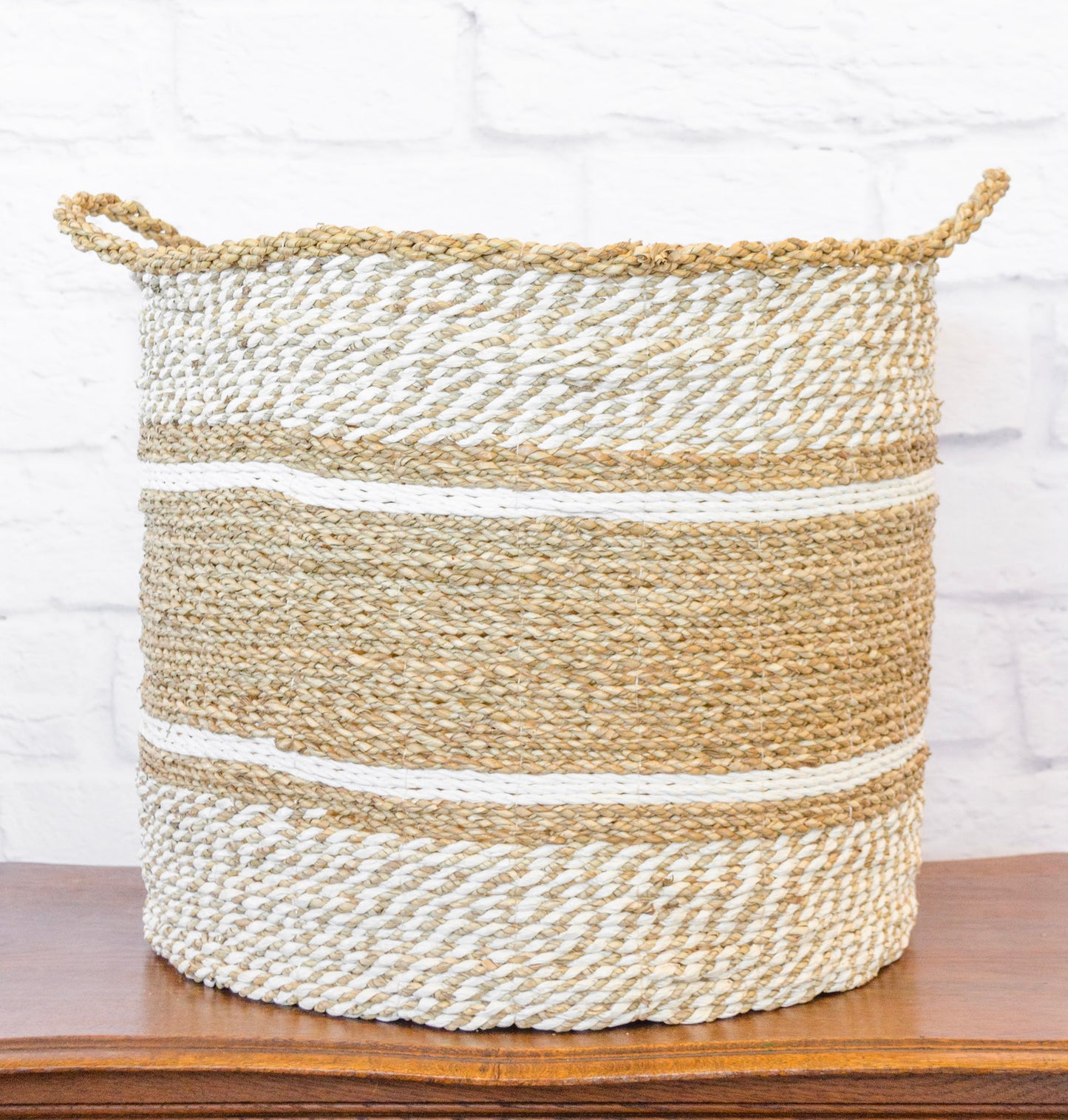 Round Woven Banana Leaf Basket