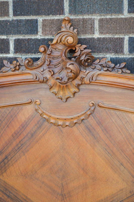 Louis XV Style Mahogany Bed