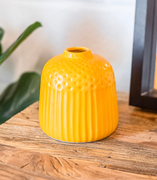 Last Call Juno Embossed Stoneware Vase