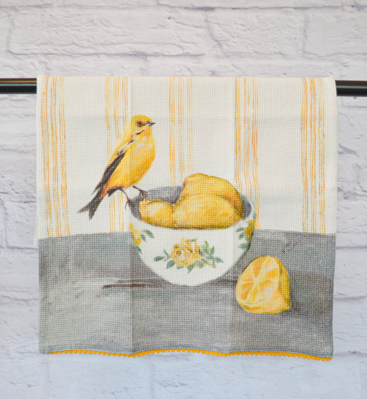 Bird & Berry Tea Towel