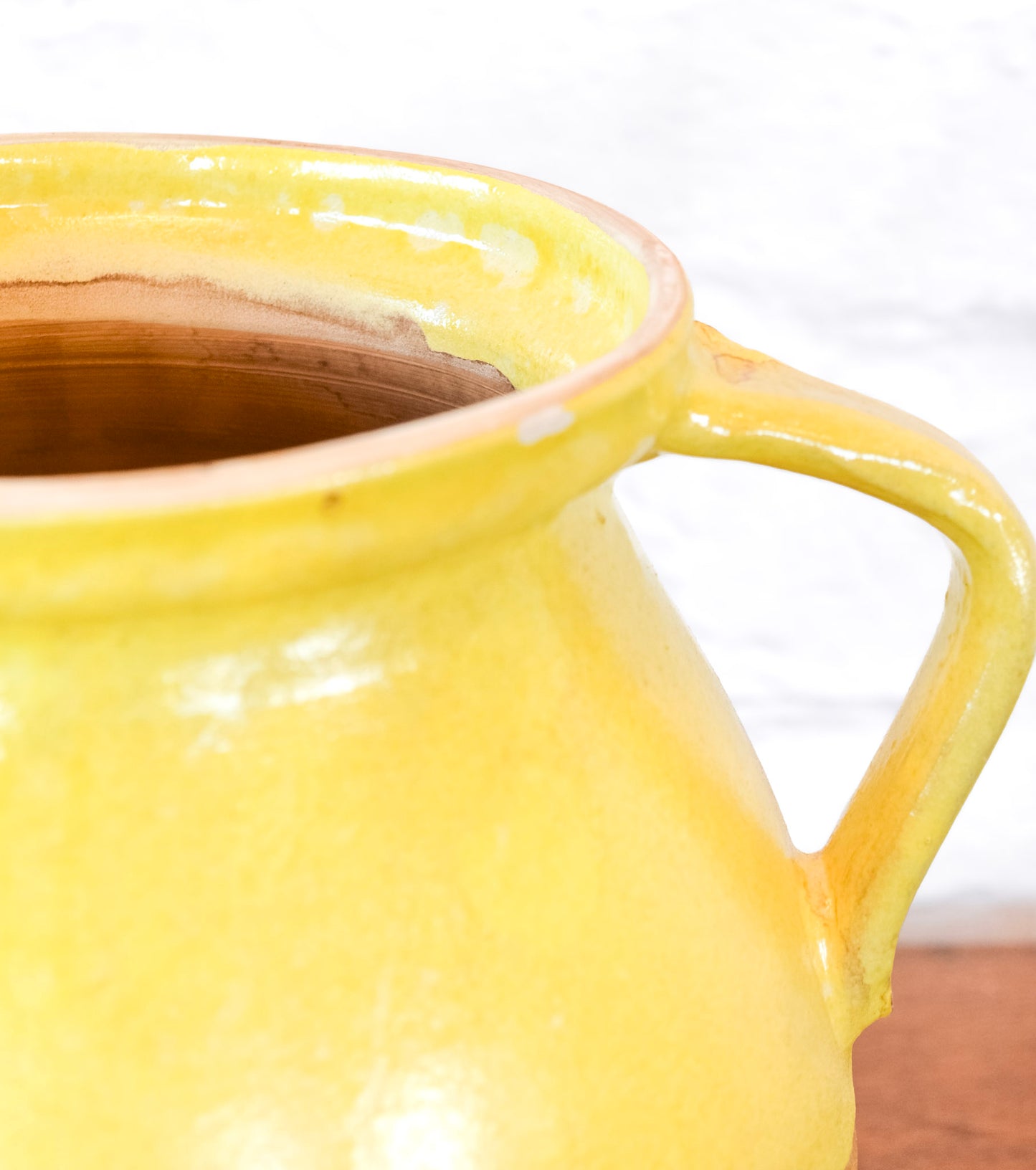 Sonia Yellow 2-Handle Jug