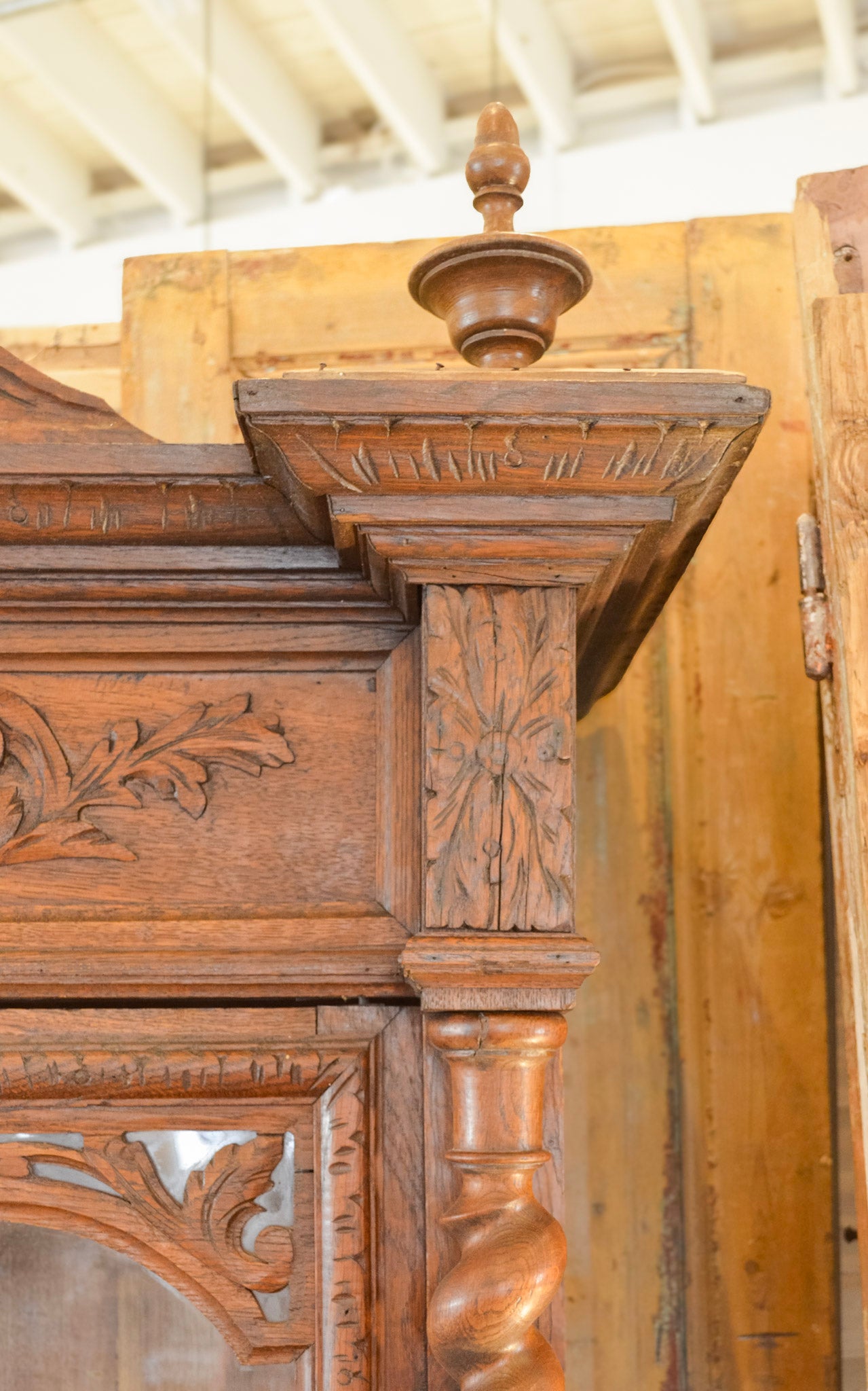 Louis XIII Style Barley Twist Scholar's Bookcase