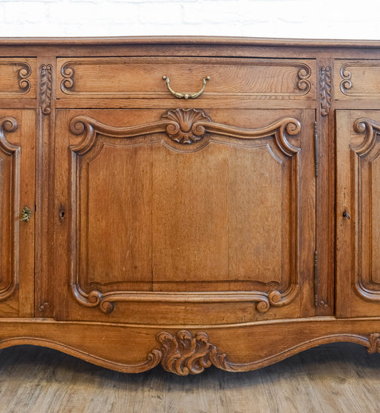 Louis XV Style Oak Sideboard