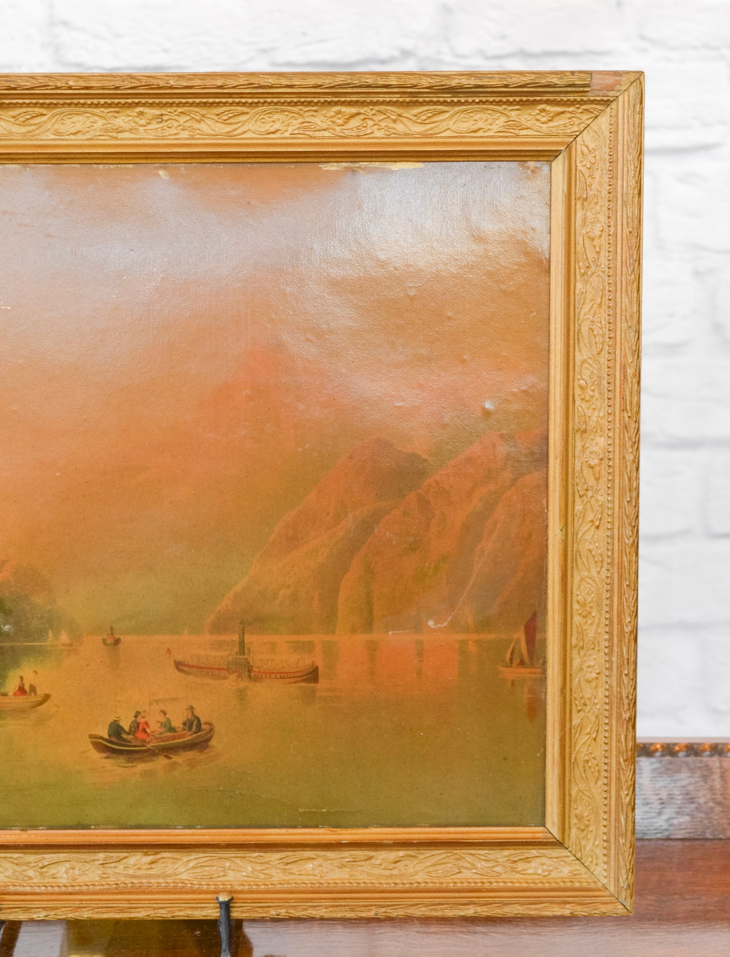 European Oil Print on Board