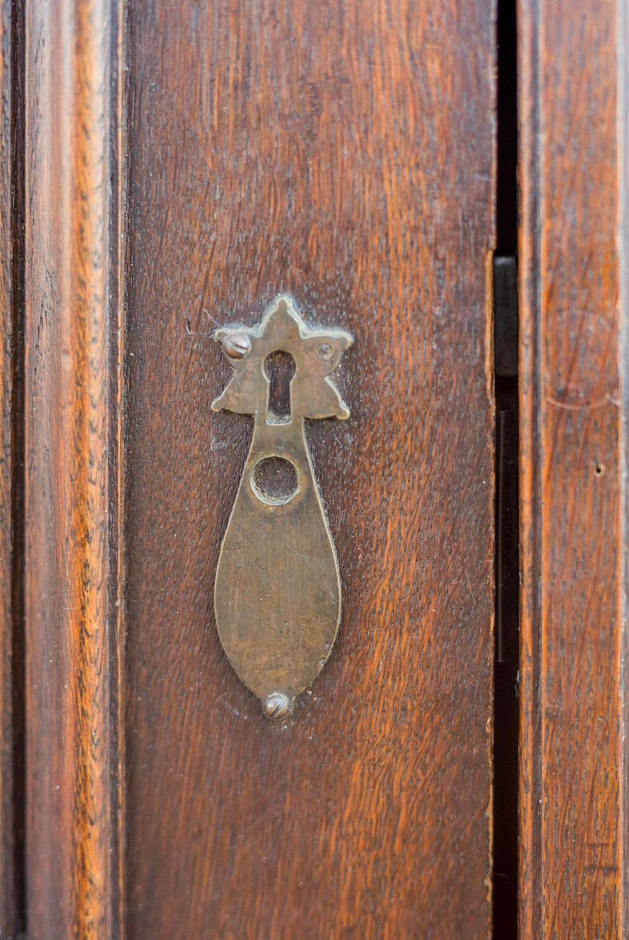 English Queen Anne Oak Sideboard