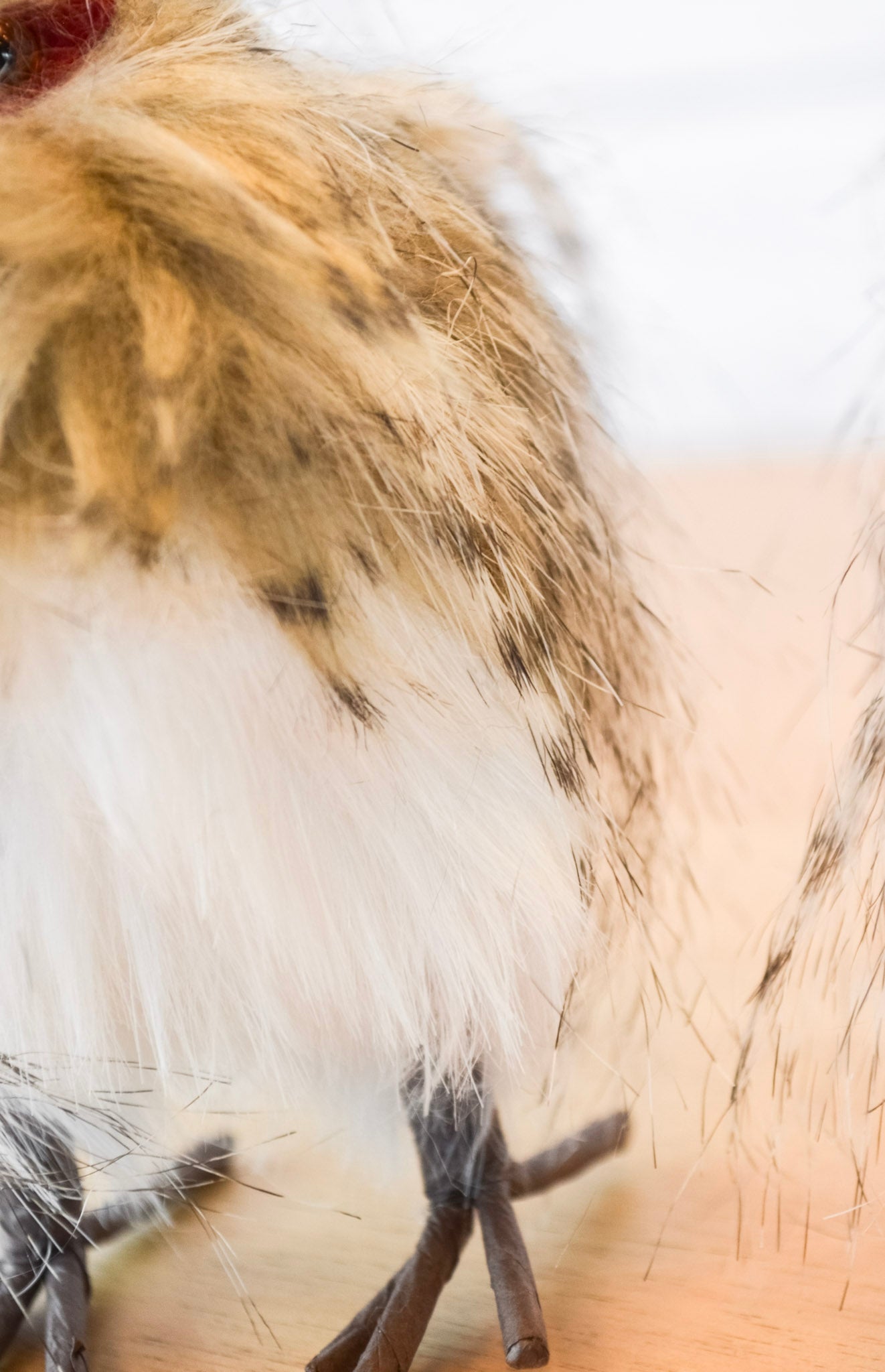 Faux Fur & Feathers Chicken