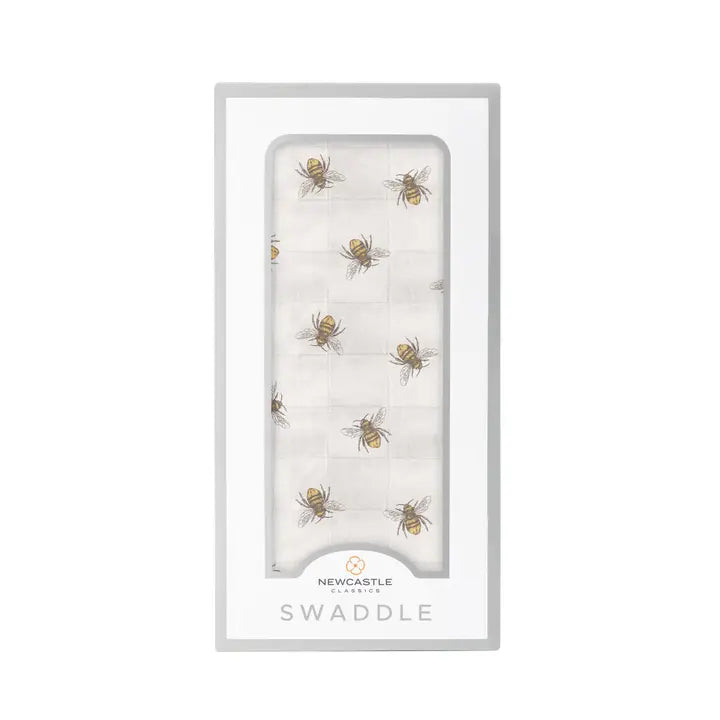 Honey Bee Bamboo Swaddle