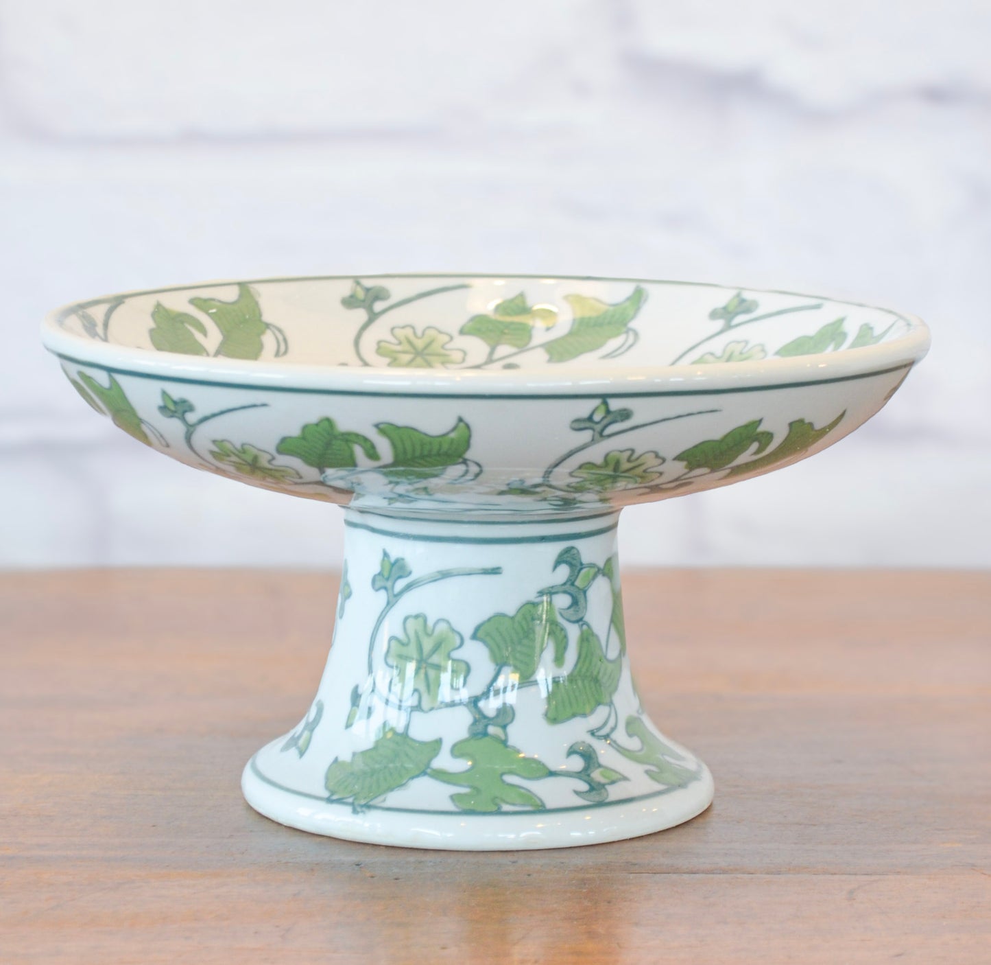 Empire Large Floral Compote