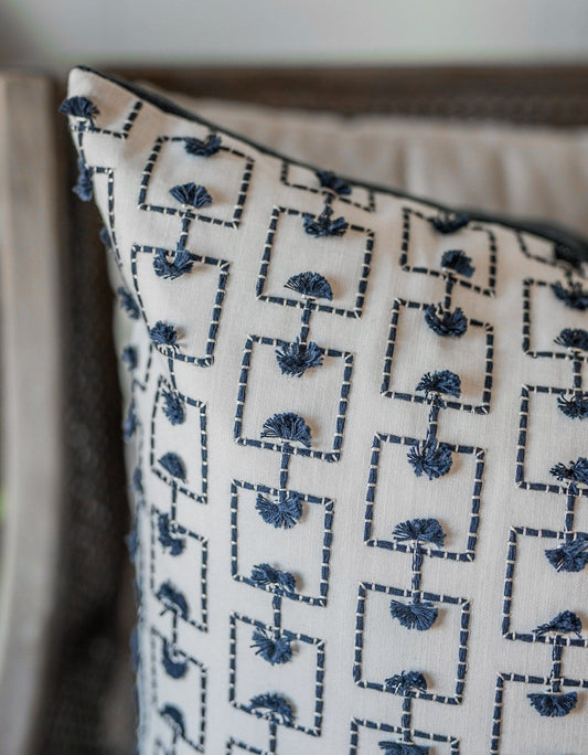 Klare Navy Accent Pillow