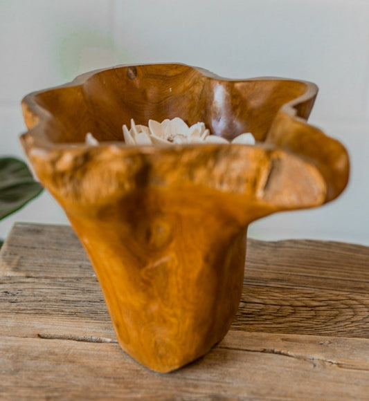 Organic Wood Vase