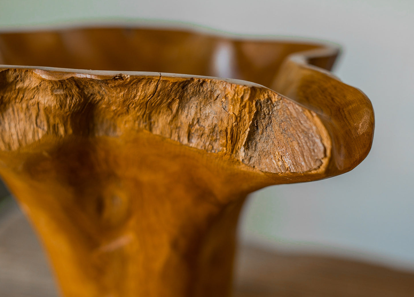 Organic Wood Vase