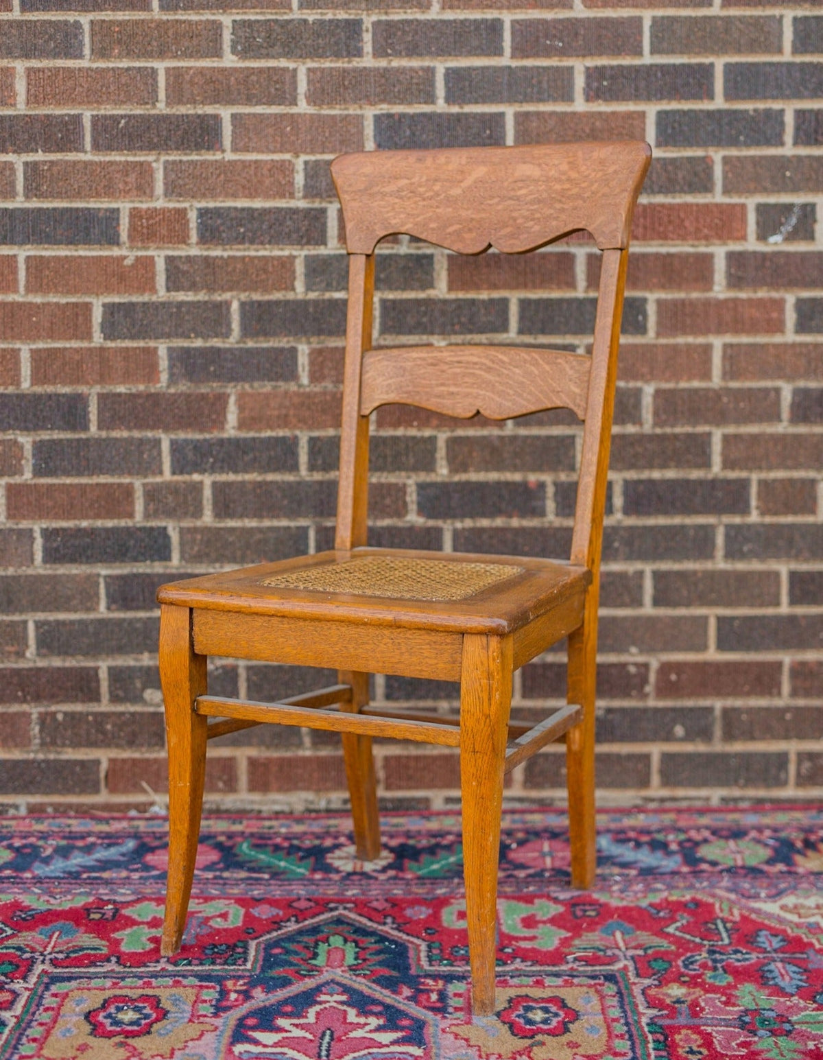 Wood & Wicker Chair