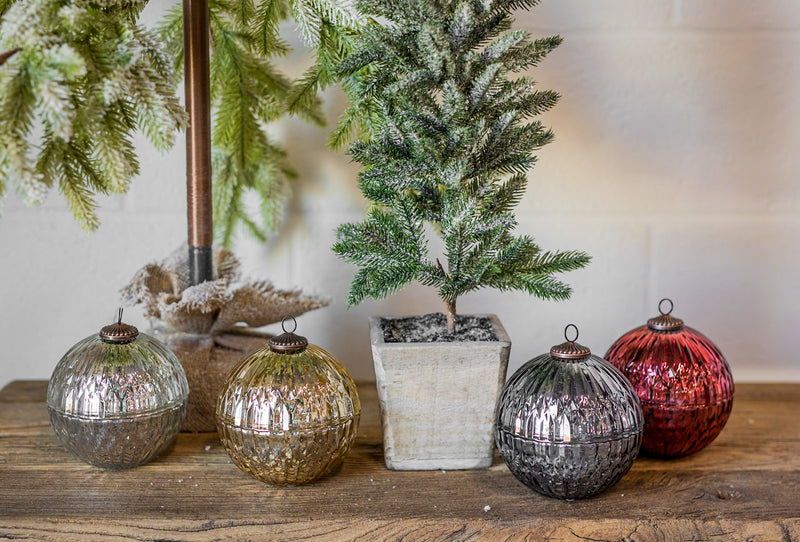 DIY Vintage Mercury Glass Inspired Ornaments - The Wicker House