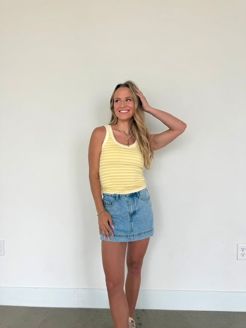 Coastal Ribbed Tank