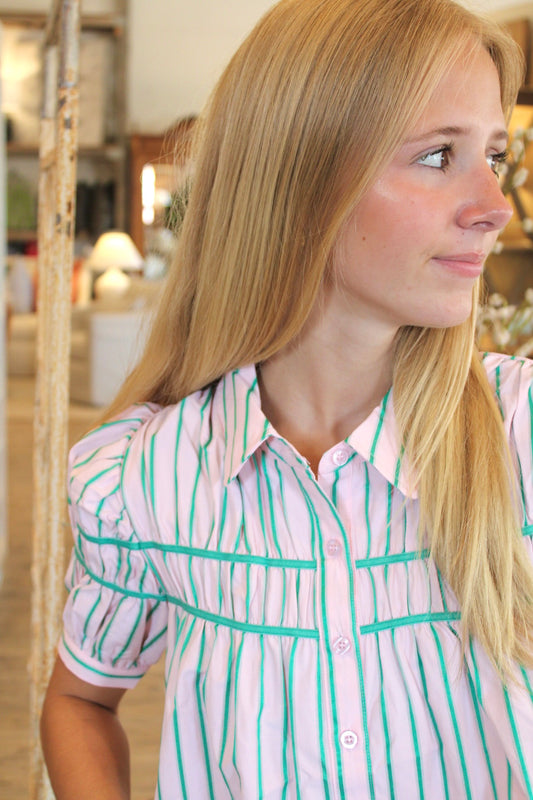 Pink Pistachio Top