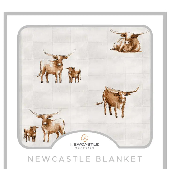 Longhorn Bamboo Newcastle Blanket
