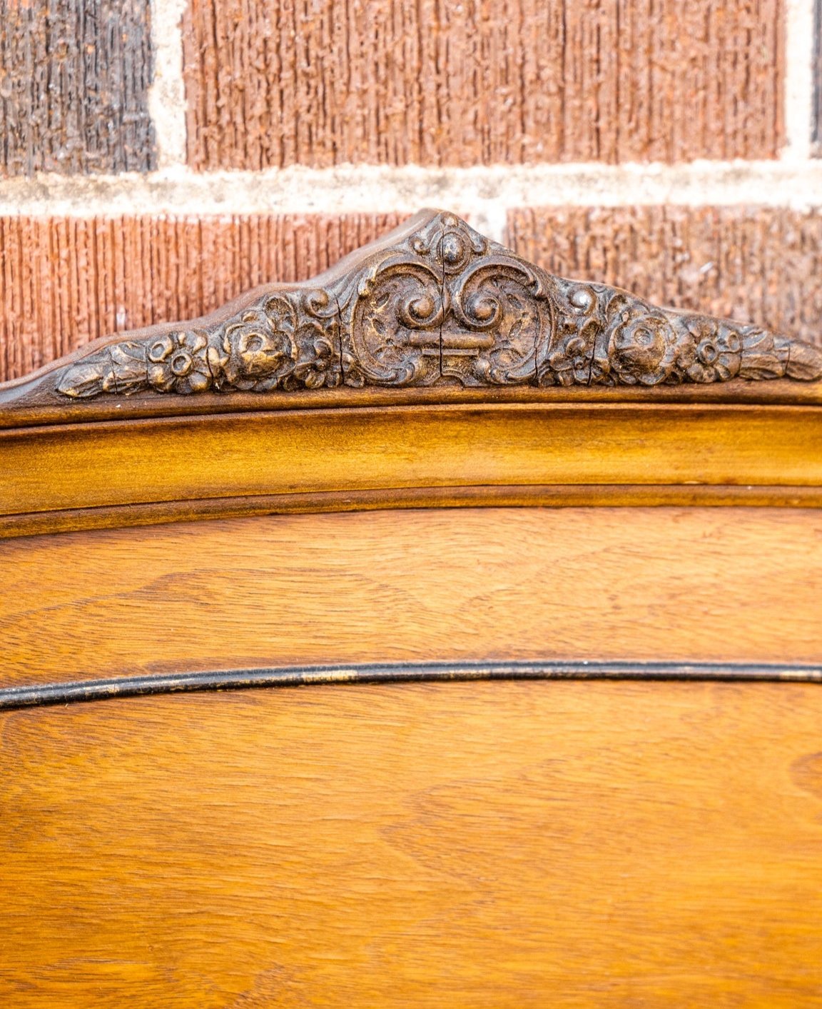 Depression Era Mahogany Bed