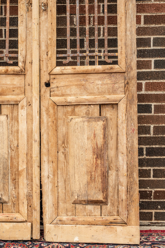 Edith - Primitive Iron Inset Wooden Doors