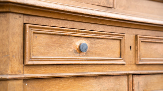 French Oak Tall Buffet Deux Corps