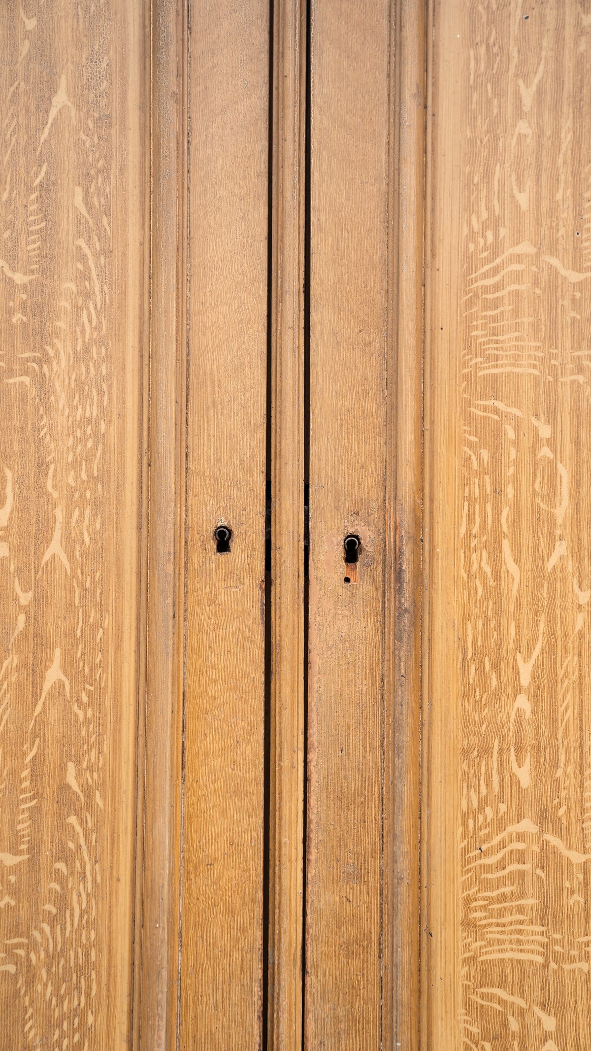 French Oak Tall Buffet Deux Corps