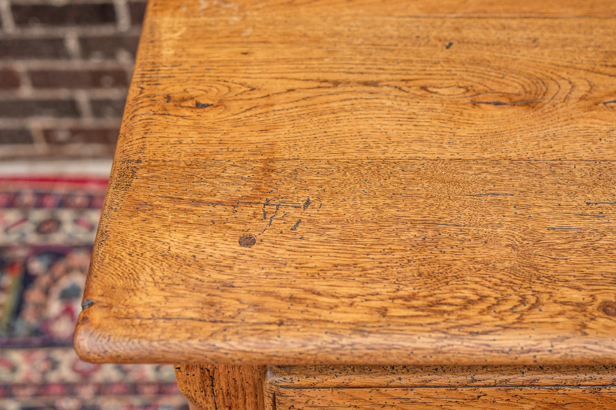 French Peg Constructed Oak Commode