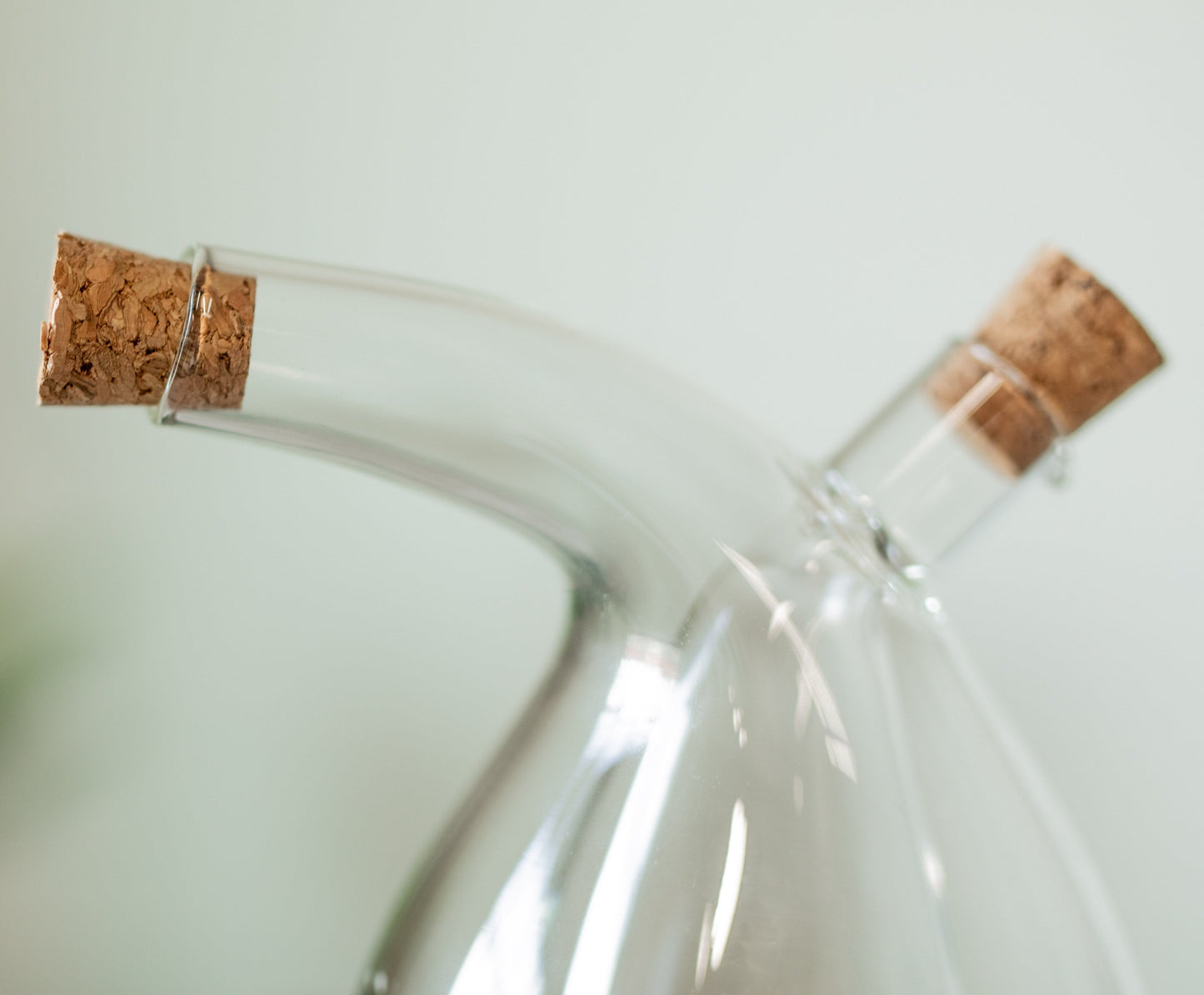 Hand-Blown Oil & Vinegar Cruet