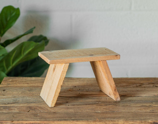 Distressed Light Wood Riser