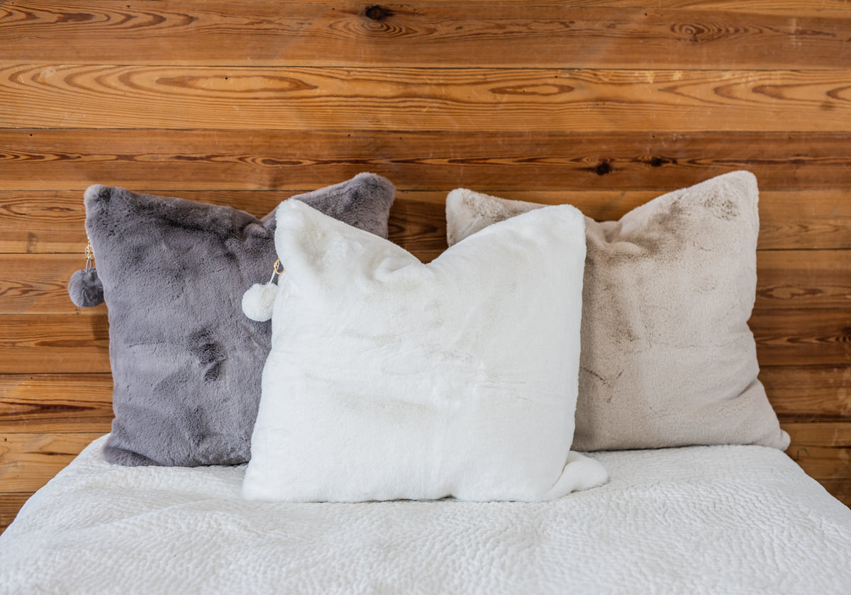 Faux Fur Euro Sham