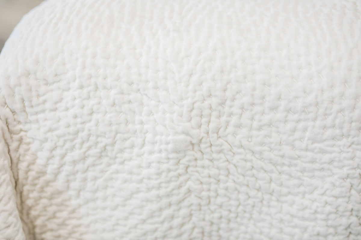 Vela Ivory Velvet Bedding Collection