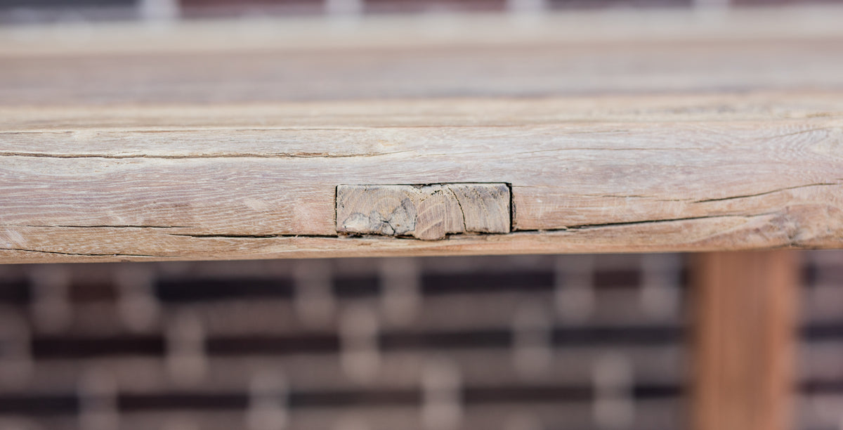 Reclaimed Elm Desk Table