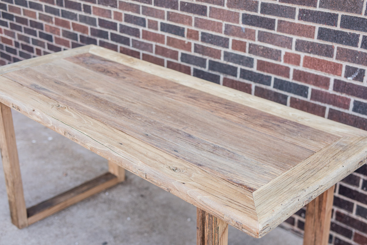 Reclaimed Elm Desk Table
