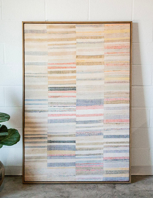 Melbourne Vintage-Inspired Textile Wall Art