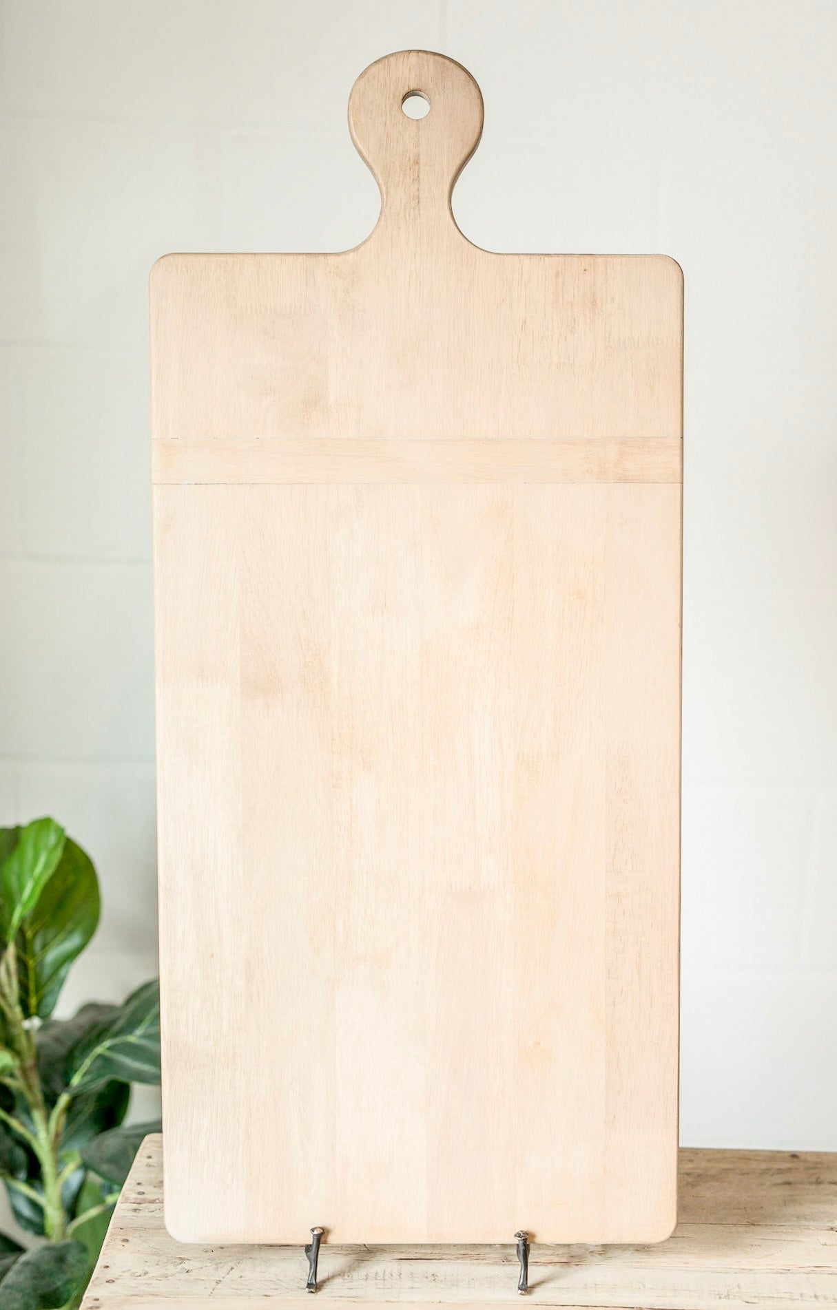 Whitewashed Wooden Cutting Board