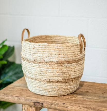 Maize Striped Basket