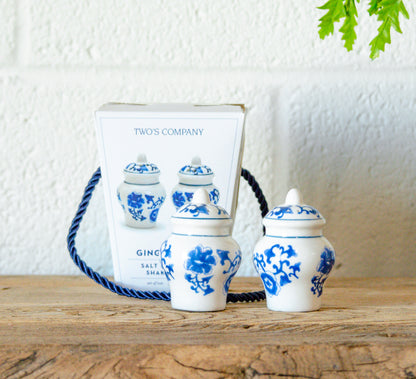 Mini Ginger Jar Salt & Pepper Shaker Set