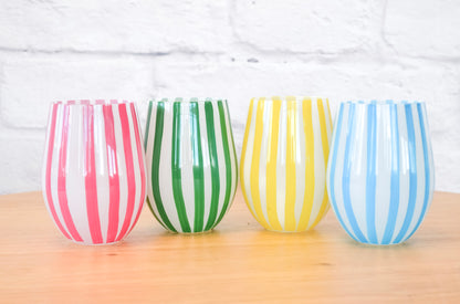 Cabana Hand-Painted Drinkware
