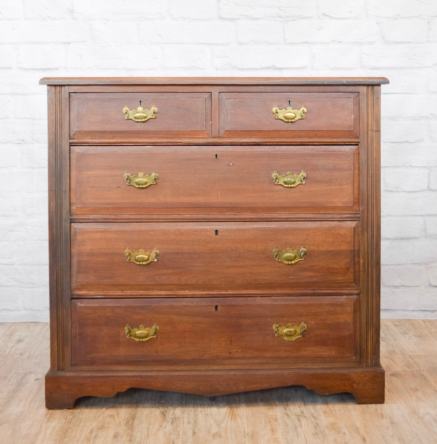 English Georgian Style Walnut Chest