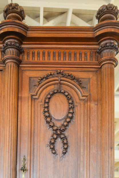 Grand Louis XVI Style Walnut Buffet