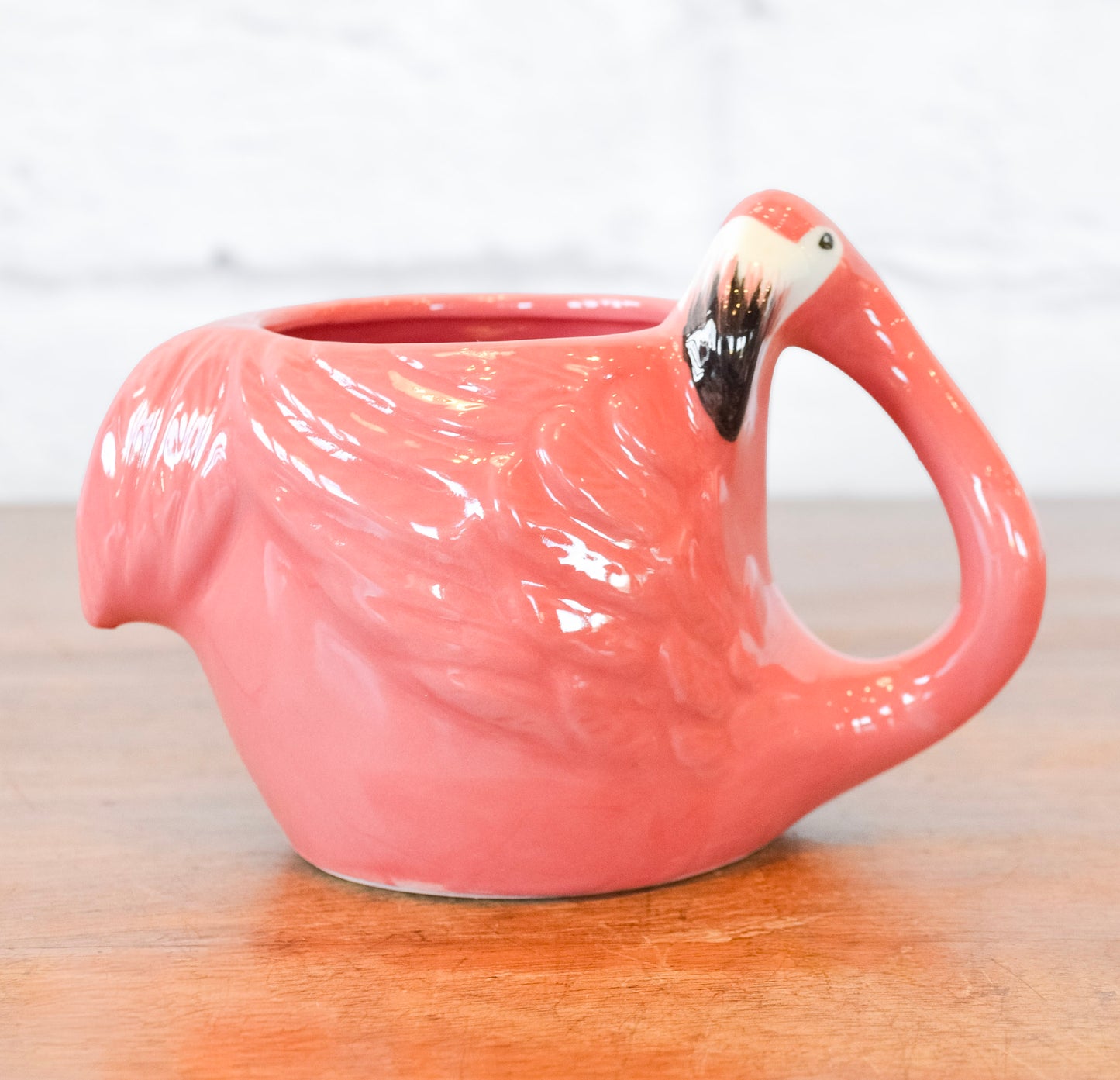 Stoneware Flamingo Mug
