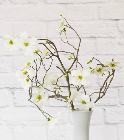 Faux Dogwood Blossom Stem