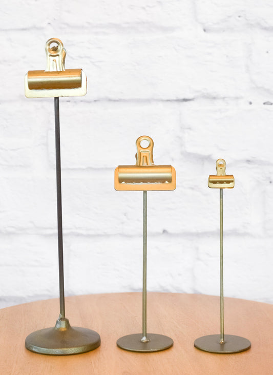 Metal Note Clip Stand