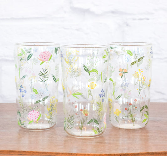 Garden Party Drinking Glass